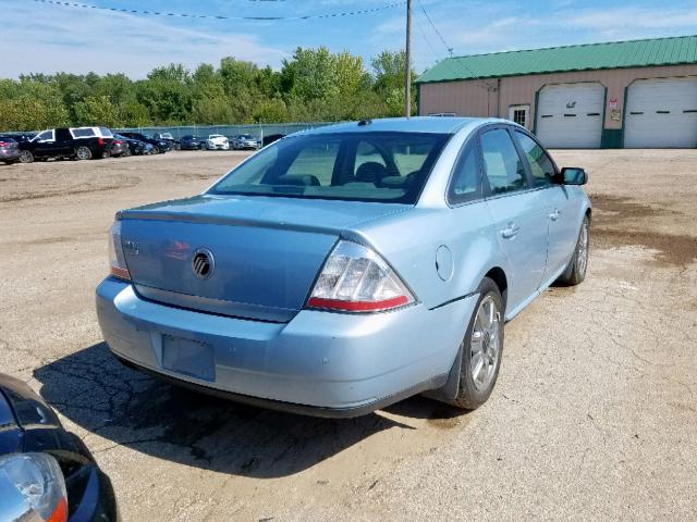 1MEHM42W49G629280 - 2009 MERCURY SABLE PREM BLUE photo 4