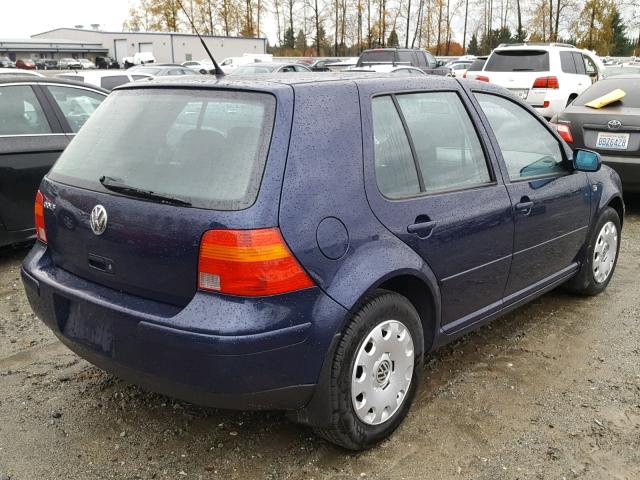 9BWFK61J834064059 - 2003 VOLKSWAGEN GOLF GL BLUE photo 4