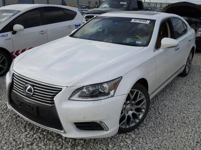 JTHBL5EF9E5128272 - 2014 LEXUS LS 460 WHITE photo 2