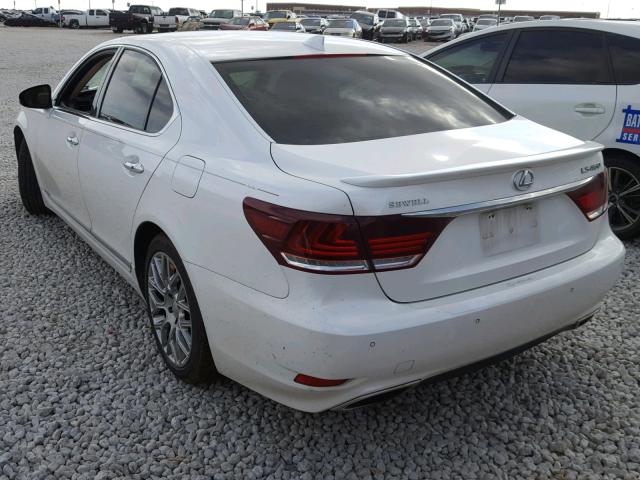 JTHBL5EF9E5128272 - 2014 LEXUS LS 460 WHITE photo 3