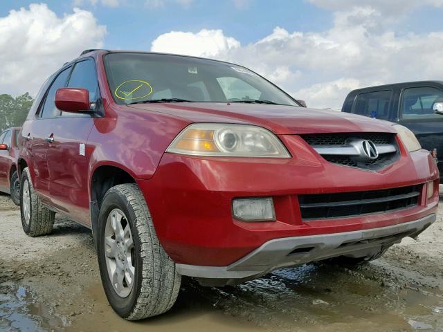 2HNYD18934H522827 - 2004 ACURA MDX TOURIN RED photo 1