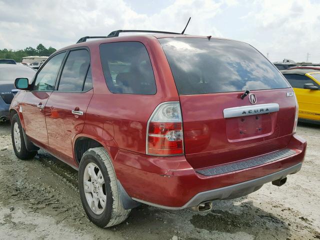 2HNYD18934H522827 - 2004 ACURA MDX TOURIN RED photo 3