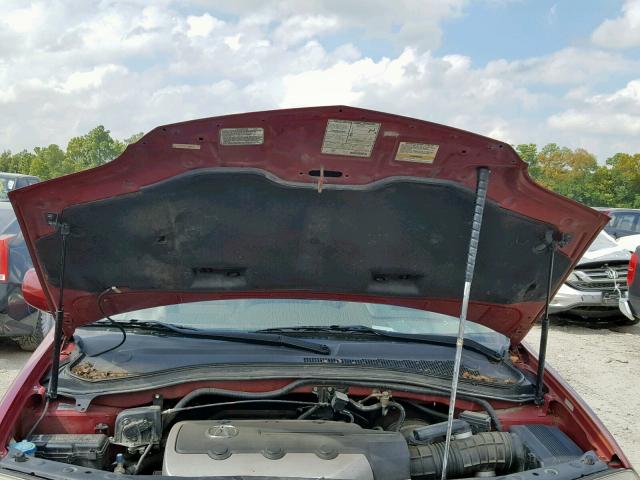 2HNYD18934H522827 - 2004 ACURA MDX TOURIN RED photo 7