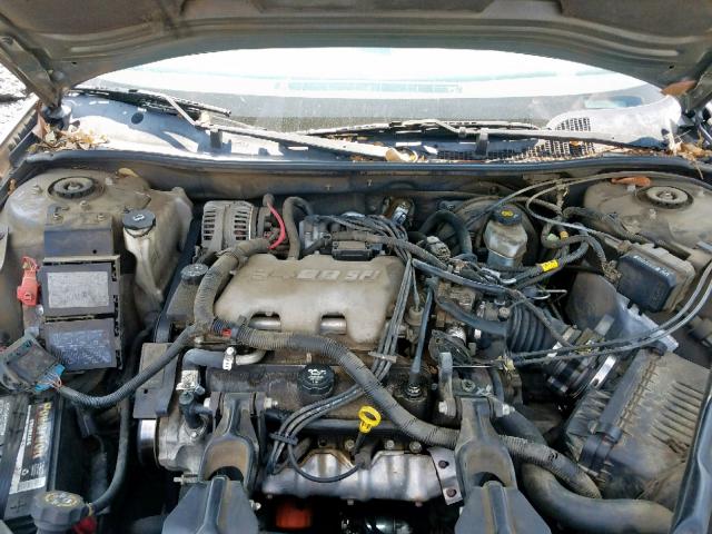 2G1WF52E059183209 - 2005 CHEVROLET IMPALA GRAY photo 7