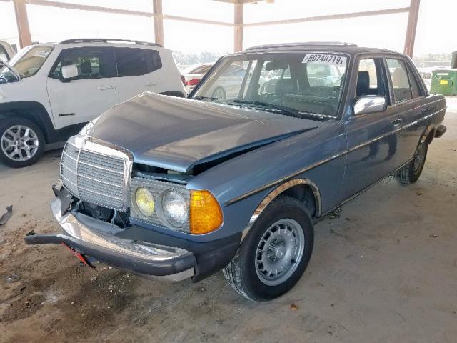 WDBAB33C2FA269740 - 1985 MERCEDES-BENZ 300 DT BLUE photo 2