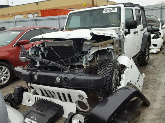 1C4HJWFG6GL169195 - 2016 JEEP WRANGLER U WHITE photo 2