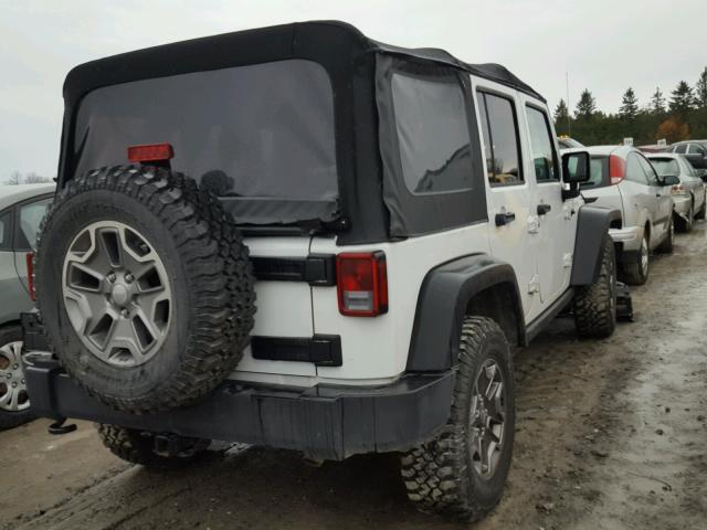 1C4HJWFG6GL169195 - 2016 JEEP WRANGLER U WHITE photo 4