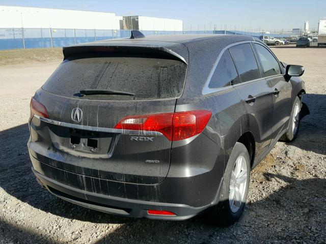 5J8TB4H58FL804490 - 2015 ACURA RDX TECHNO GRAY photo 4