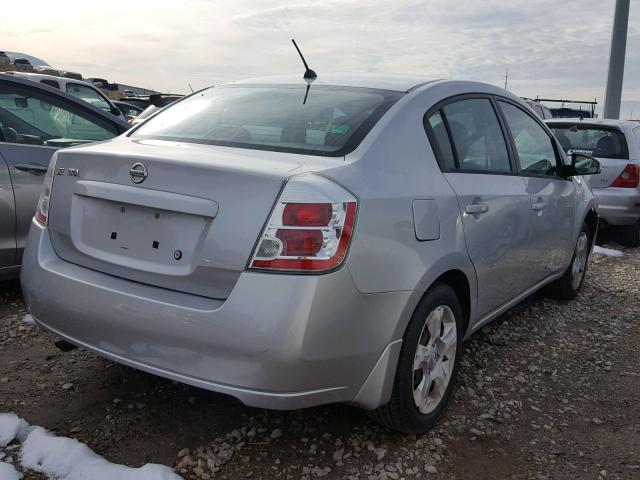 3N1AB61E79L610850 - 2009 NISSAN SENTRA 2.0 SILVER photo 4