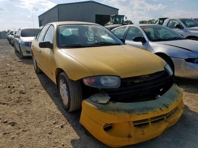 1G1JF52F537160736 - 2003 CHEVROLET CAVALIER L YELLOW photo 1