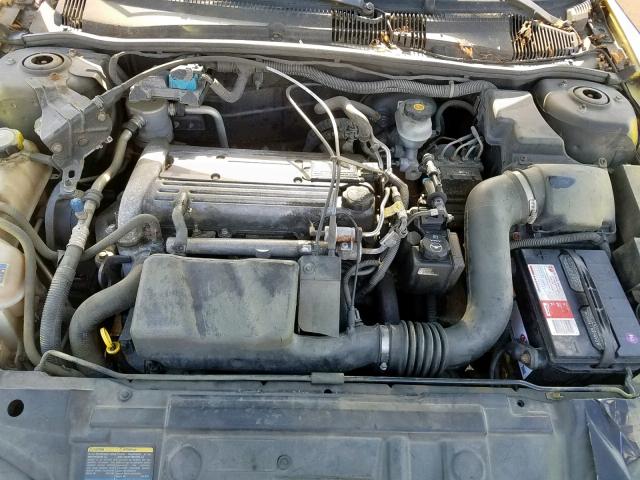 1G1JF52F537160736 - 2003 CHEVROLET CAVALIER L YELLOW photo 7