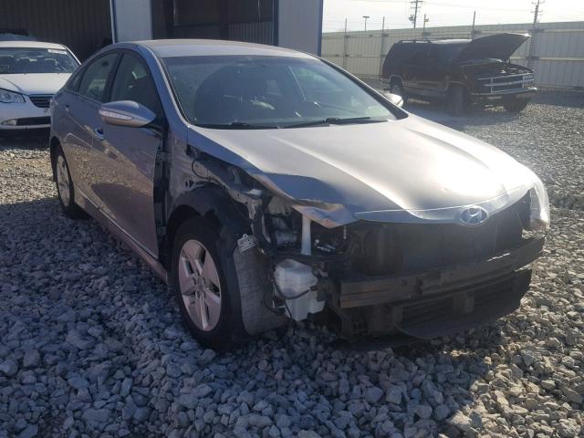 KMHEC4A45CA042308 - 2012 HYUNDAI SONATA HYB SILVER photo 1