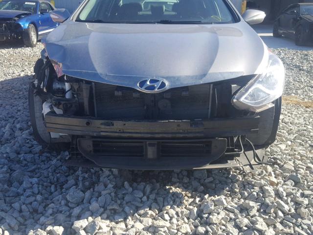 KMHEC4A45CA042308 - 2012 HYUNDAI SONATA HYB SILVER photo 9