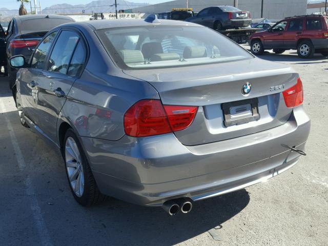 WBAPH5G52BNM75366 - 2011 BMW 328 I SULE GRAY photo 3