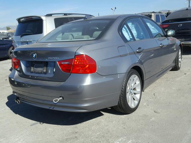 WBAPH5G52BNM75366 - 2011 BMW 328 I SULE GRAY photo 4