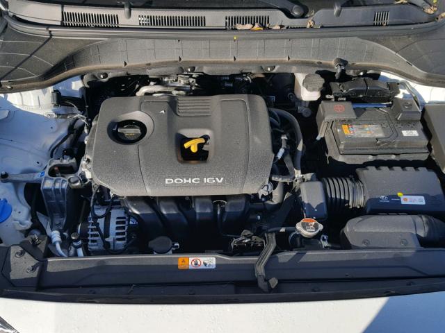 KM8K12AA8JU177491 - 2018 HYUNDAI KONA SE YELLOW photo 7