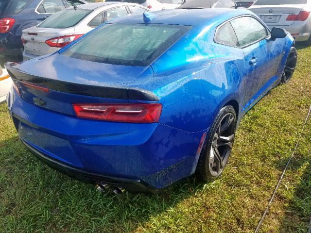 1G1FE1R79J0105454 - 2018 CHEVROLET CAMARO SS BLUE photo 4