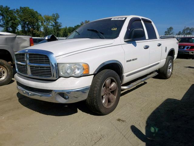 1D7HA18N84S707286 - 2004 DODGE RAM 1500 S WHITE photo 2