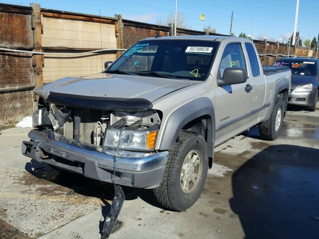 1GCDT196X48126346 - 2004 CHEVROLET COLORADO GOLD photo 2