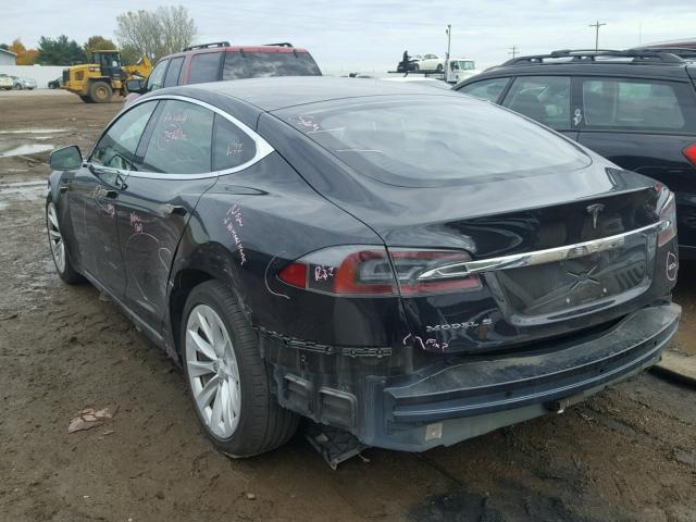 5YJSA1E25HF192583 - 2017 TESLA MODEL S BLACK photo 3