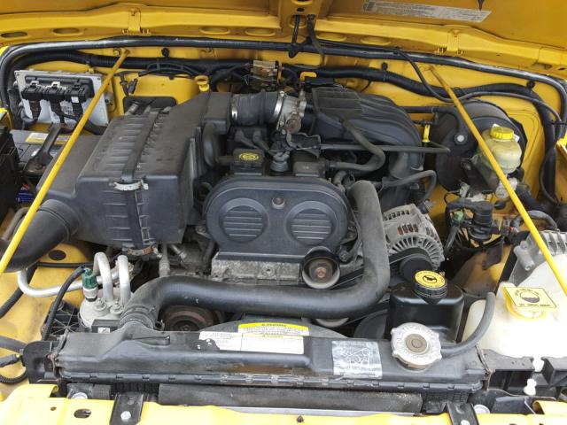 1J4FA29174P737847 - 2004 JEEP WRANGLER / YELLOW photo 7