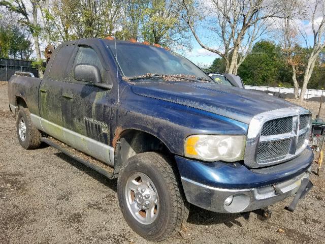 3D7KU28D93G779274 - 2003 DODGE RAM 2500 S Կապույտ լուսանկար 1