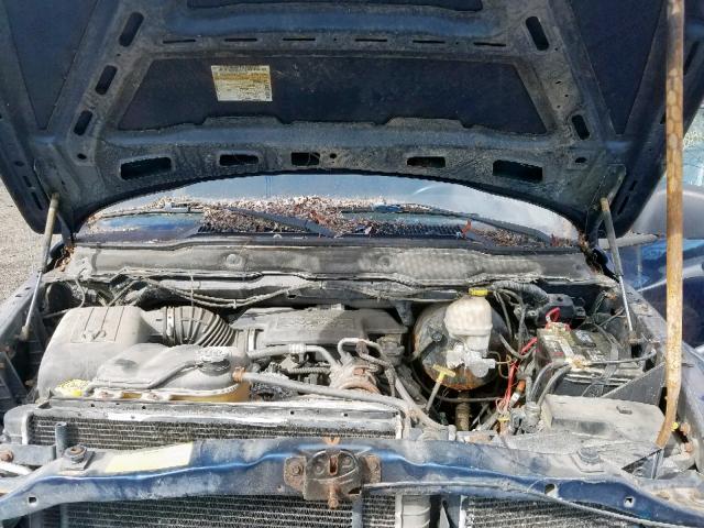 3D7KU28D93G779274 - 2003 DODGE RAM 2500 S Կապույտ լուսանկար 7