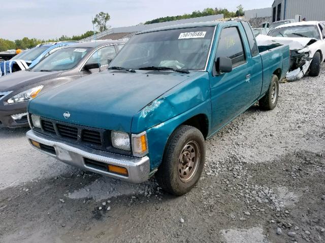 1N6SD16S0SC389409 - 1995 NISSAN TRUCK KING GREEN photo 2