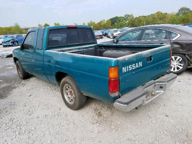 1N6SD16S0SC389409 - 1995 NISSAN TRUCK KING GREEN photo 3