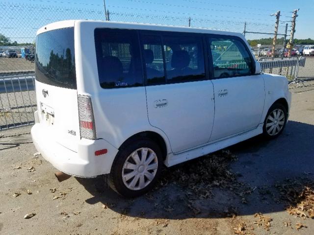 JTLKT334150202924 - 2005 TOYOTA SCION XB თეთრი ფოტო 4
