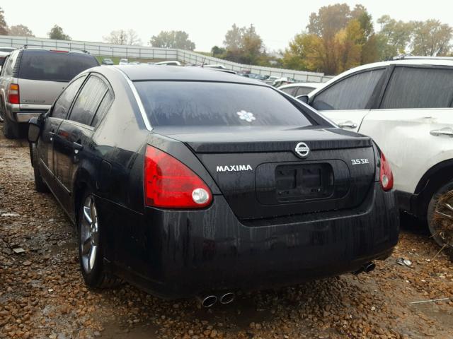 1N4BA41E25C859738 - 2005 NISSAN MAXIMA SE BLACK photo 3