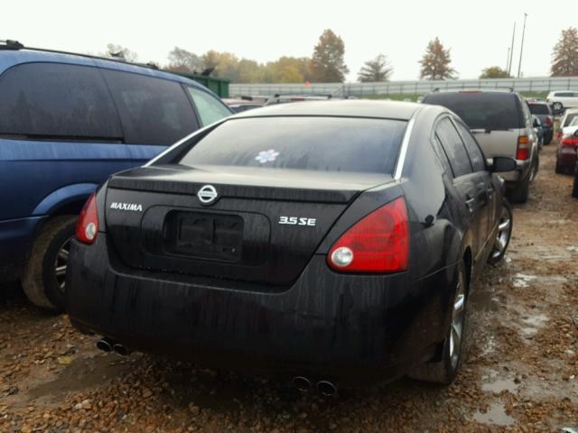 1N4BA41E25C859738 - 2005 NISSAN MAXIMA SE BLACK photo 4