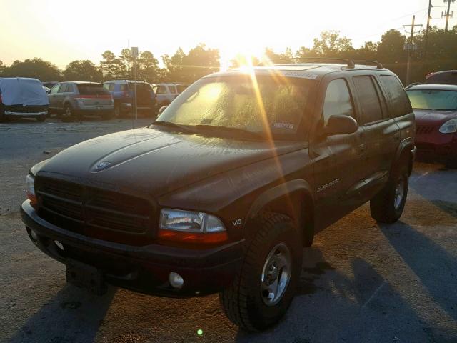 1B4HS28Y8XF560615 - 1999 DODGE DURANGO BLACK photo 2