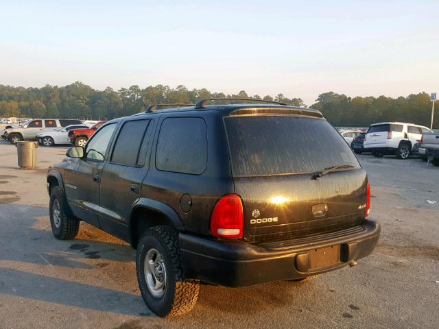 1B4HS28Y8XF560615 - 1999 DODGE DURANGO BLACK photo 3