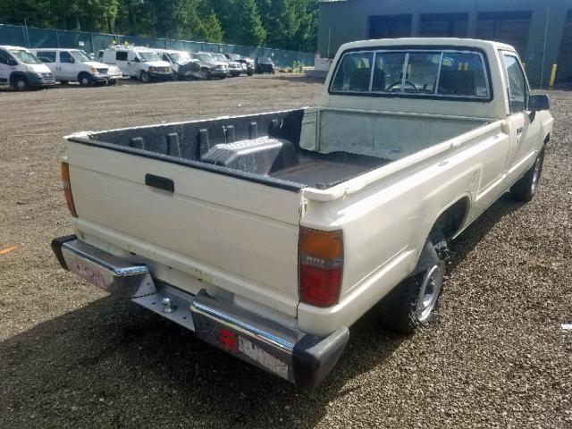 JT4RN55E5G0175090 - 1986 TOYOTA PICKUP 1 T YELLOW photo 4