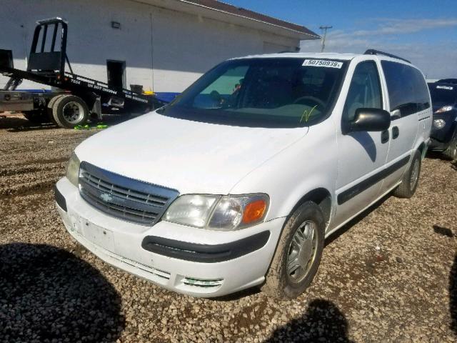 1GNDX03E74D175467 - 2004 CHEVROLET VENTURE WHITE photo 2