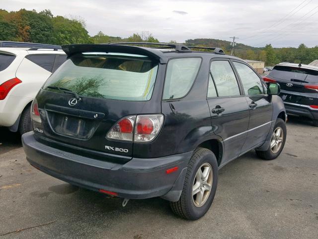 JTJHF10UX10215409 - 2001 LEXUS RX 300 BLACK photo 4