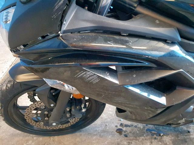 JKAEXEE13DDA10548 - 2013 KAWASAKI EX650 E BLACK photo 10