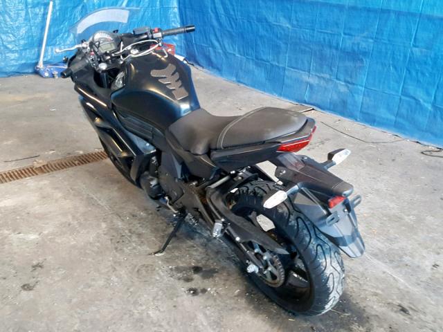 JKAEXEE13DDA10548 - 2013 KAWASAKI EX650 E BLACK photo 3