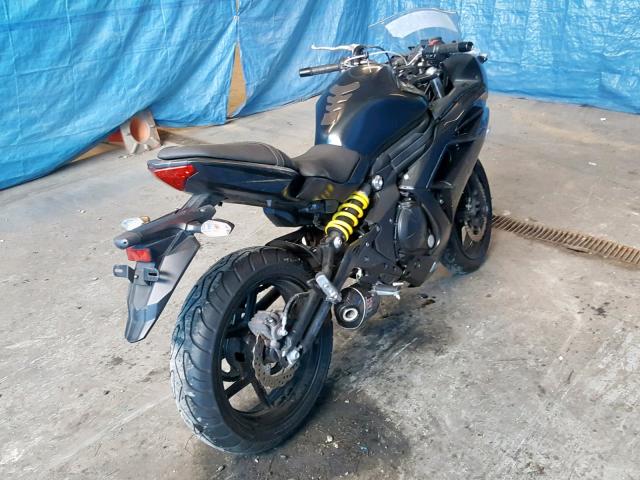 JKAEXEE13DDA10548 - 2013 KAWASAKI EX650 E BLACK photo 4