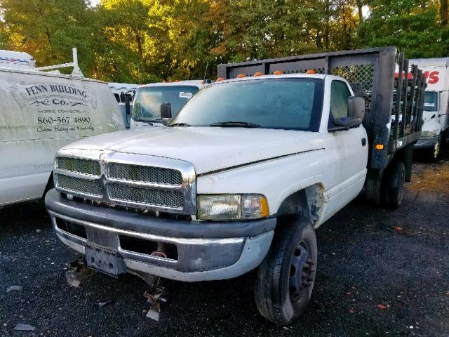 3B6MF36522M216716 - 2002 DODGE RAM 3500 WHITE photo 2