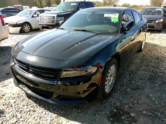 2C3CDXKT0FH845246 - 2015 DODGE CHARGER PO BLACK photo 2