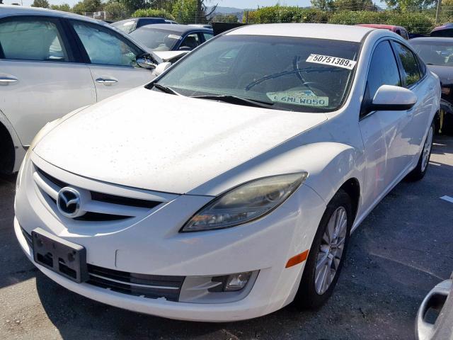 1YVHZ8CH0A5M12183 - 2010 MAZDA 6 I WHITE photo 2