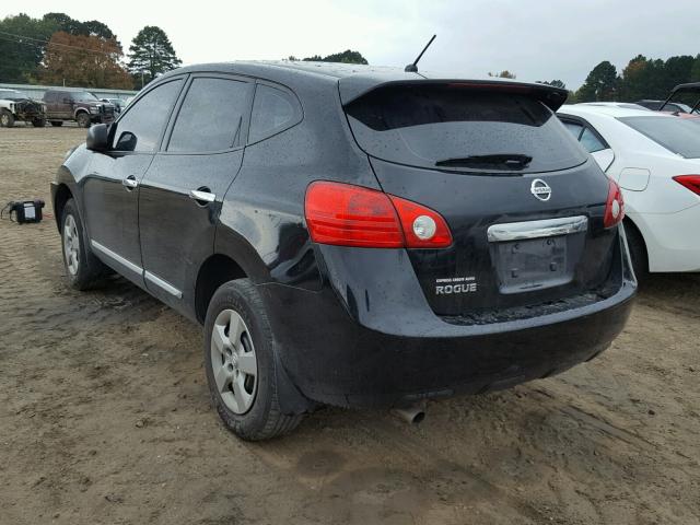 JN8AS5MTXCW606623 - 2012 NISSAN ROGUE S BLACK photo 3