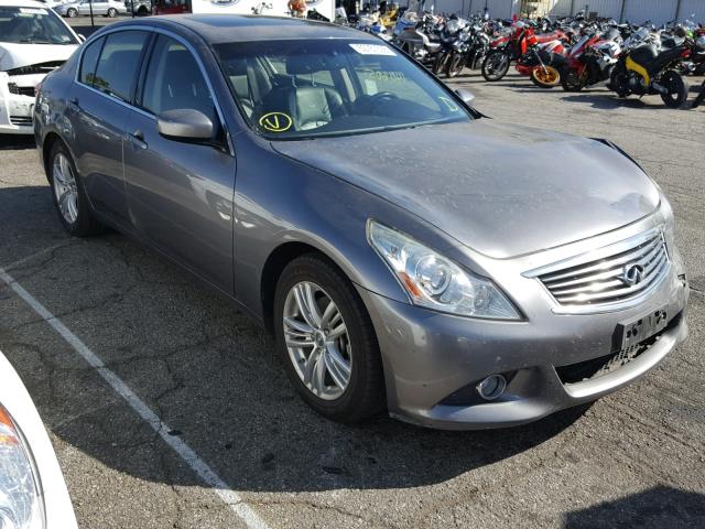 JN1DV6APXCM810656 - 2012 INFINITI G25 BASE SILVER photo 1