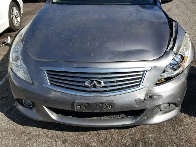 JN1DV6APXCM810656 - 2012 INFINITI G25 BASE SILVER photo 7