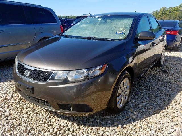 KNAFU4A20C5577329 - 2012 KIA FORTE EX CHARCOAL photo 2