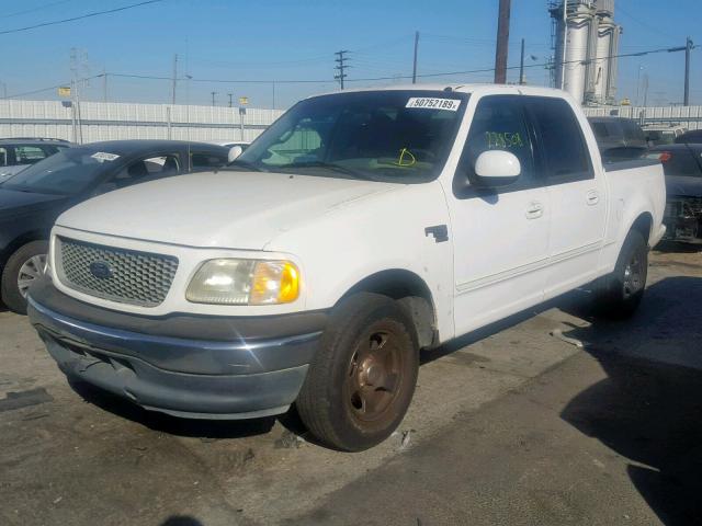 1FTRW07641KC50976 - 2001 FORD F150 SUPER WHITE photo 2