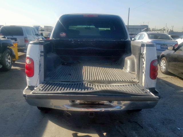 1FTRW07641KC50976 - 2001 FORD F150 SUPER WHITE photo 9