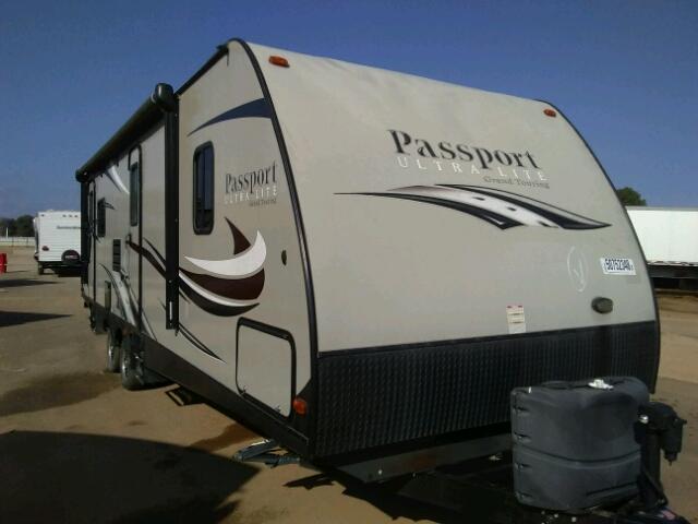 4YDT28923GT410520 - 2016 TRAV TRAILER GRAY photo 1